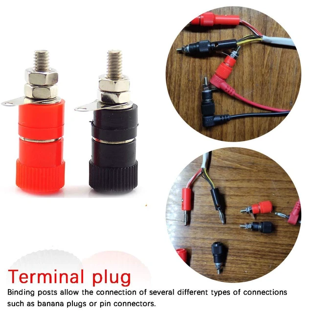 Alt view image 6 of 7 - 20pcs JS-910B JS-919 Terminal Wire Connectors JS-910B Jack Socket Female Binding
