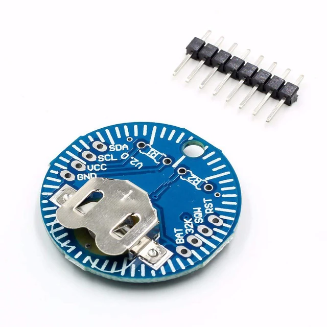 Alt view image 5 of 7 - 2pcs DS3231 DS3231SN RTC Module Real Time Clock Memory Module V2.0 I2C with PinH