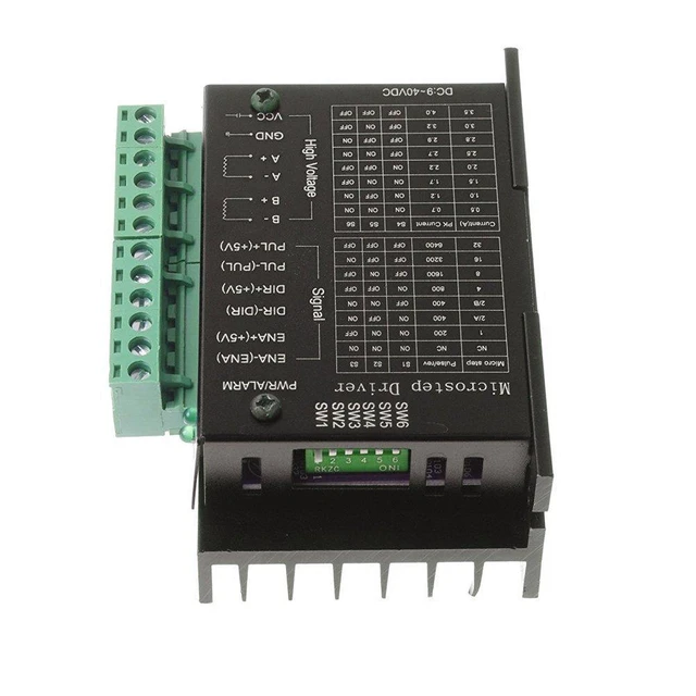 Alt view image 3 of 5 - TB6600 Stepper Motor Driver 32 Segments DC 9-40V 4.0A Suitable For 42/57/86 Type