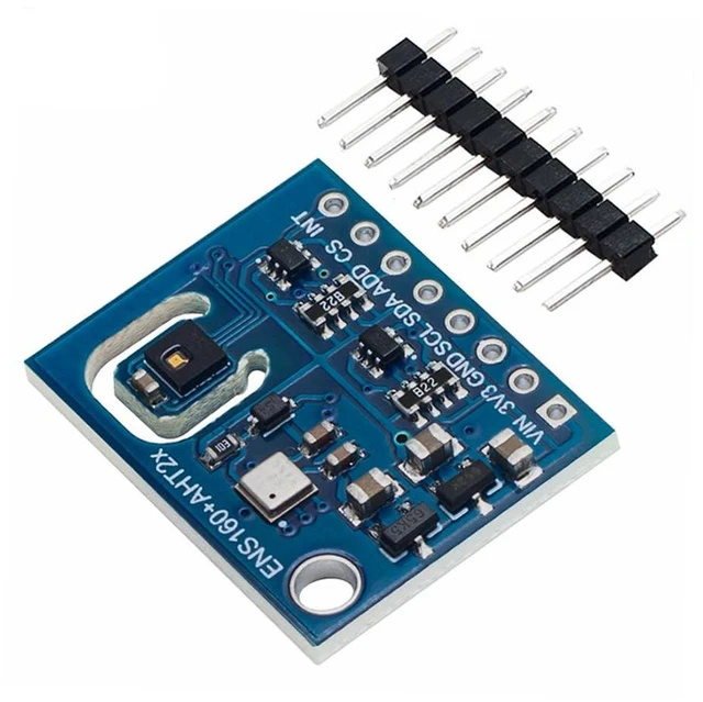 Alt view image 2 of 5 - ENS160+AHT21 Carbon Dioxide Sensor CO2 eCO2 VoCs TVOC Gas Sensor Temperature Hum