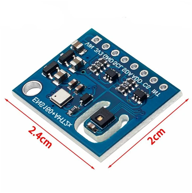 Alt view image 3 of 5 - ENS160+AHT21 Carbon Dioxide Sensor CO2 eCO2 VoCs TVOC Gas Sensor Temperature Hum