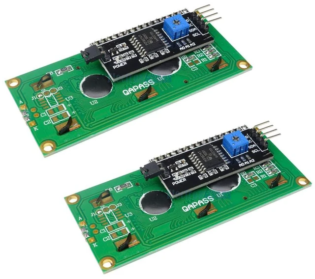 Alt view image 2 of 3 - 2pcs HD44780 IIC I2C1602 LCD Display with IIC I2C TWI SPI Serial Interface Adapt