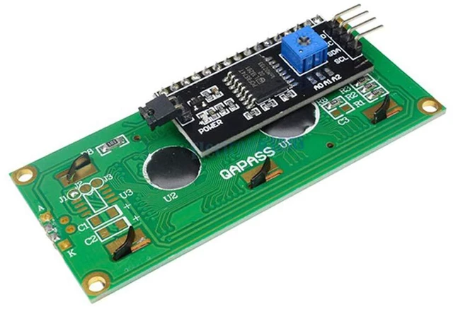 Alt view image 3 of 4 - 2pcs HD44780 IIC I2C1602 LCD Display with IIC I2C TWI SPI Serial Interface Adapt