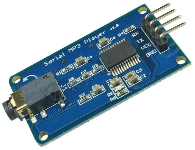 Alt view image 2 of 4 - GD3300 UART Control Serial MP3 Music Player Module Replace YX5300