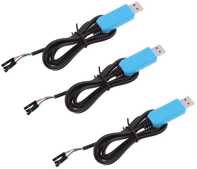 Main image of 3pcs PL2303TA USB to TTL COM RS232 Download Cable Vista Win 8/10
