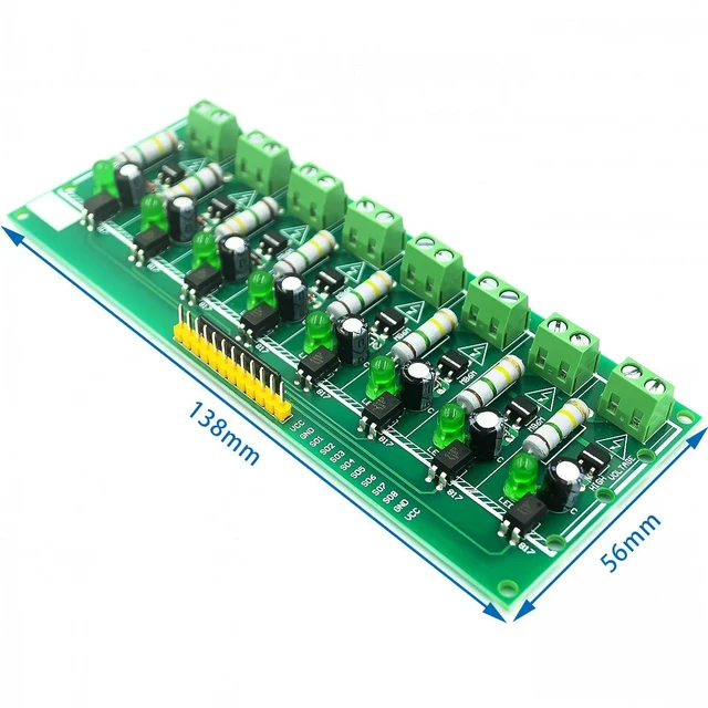 Alt view image 4 of 5 - AC 220V Optocoupler Module AC Optocoupler Alternating Current Detect Module 3-5V