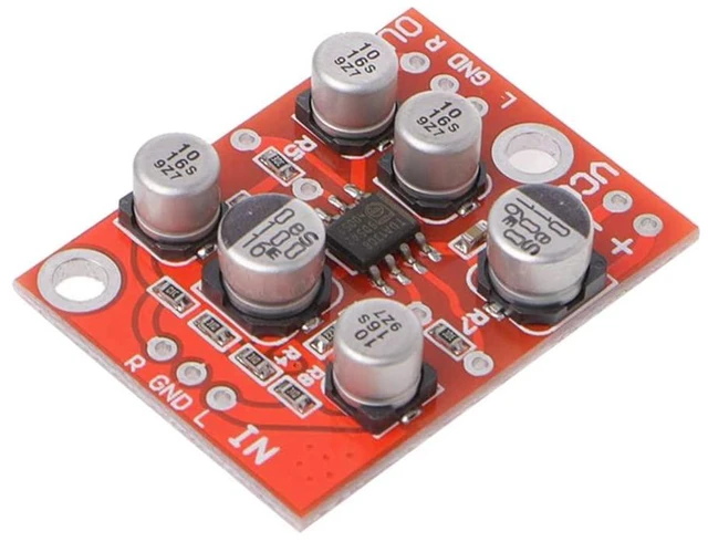 Alt view image 2 of 7 - 3pcs AD828 Stereo Preamplifier Board Preamp Power Amplifier Board AMP Module DC5