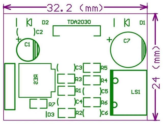 Alt view image 4 of 6 - 5pcs TDA2030A Audio Amplifier Module TDA2030 Power Amplifier Board