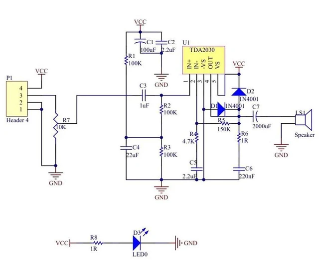 Alt view image 5 of 6 - 5pcs TDA2030A Audio Amplifier Module TDA2030 Power Amplifier Board