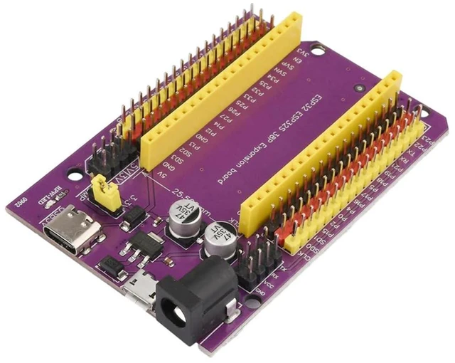 Alt view image 4 of 7 - 3pcs ESP32 ESP32S 38 Pin Expansion Board - ESP32-DevKitC-32 - WiFi Bluetooth - U