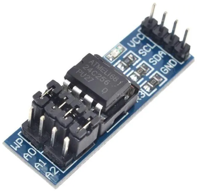 Alt view image 3 of 4 - 5pcs AT24C256 I2C Interface 256k Bits EEPROM Memory Module