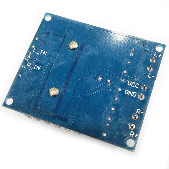 Alt view image 4 of 5 - TDA7492 2x50W D Class High Power Digital Amplifier Board AMP with Radiator 10-26