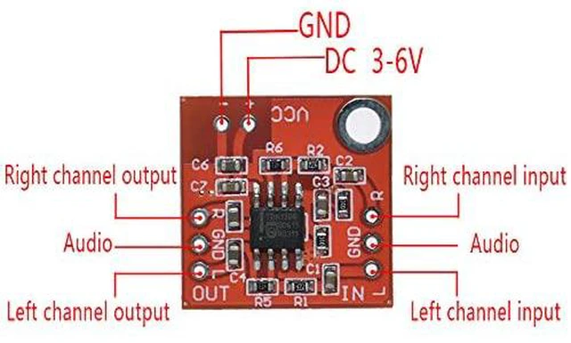 Alt view image 6 of 7 - 5pcs TDA1308 Stereo Headphone Amplifier Board Headset Amp Preamplifier Board Mod