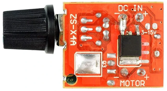 Alt view image 3 of 4 - 3pcs DC Motor PWM Speed Controller 3V 6V 12V 24V 35V Speed Control Switch Mini L