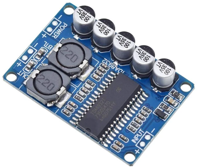 Alt view image 2 of 5 - 2pcs TDA8932 35W Mono Digital Amplifier Board Low Power Consumption Stereo Ampli