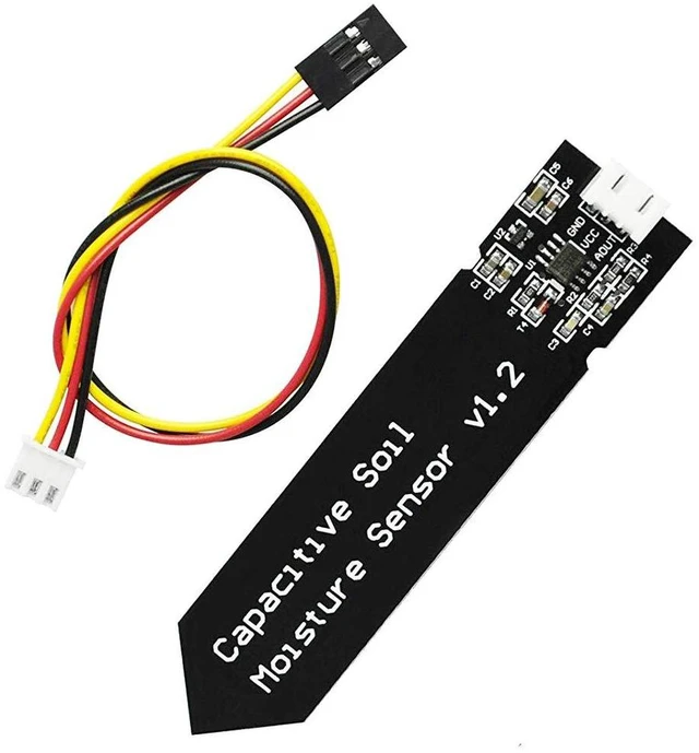 Alt view image 2 of 5 - 5pcs Capacitive Soil Moisture Sensor Module Wide Voltage 3.3~5.5V With Cable Wir