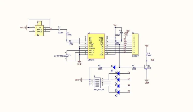 Alt view image 4 of 5 - 2pcs MT8870 DTMF Voice Decoder Decoding Module Telephone Voice Module for Arduin