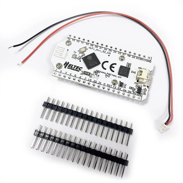 Alt view image 3 of 7 - ESP32 OLED WiFi Kit V3 Type-C ESP-32 0.96 Inch Blue OLED Display WiFi+Bluetooth