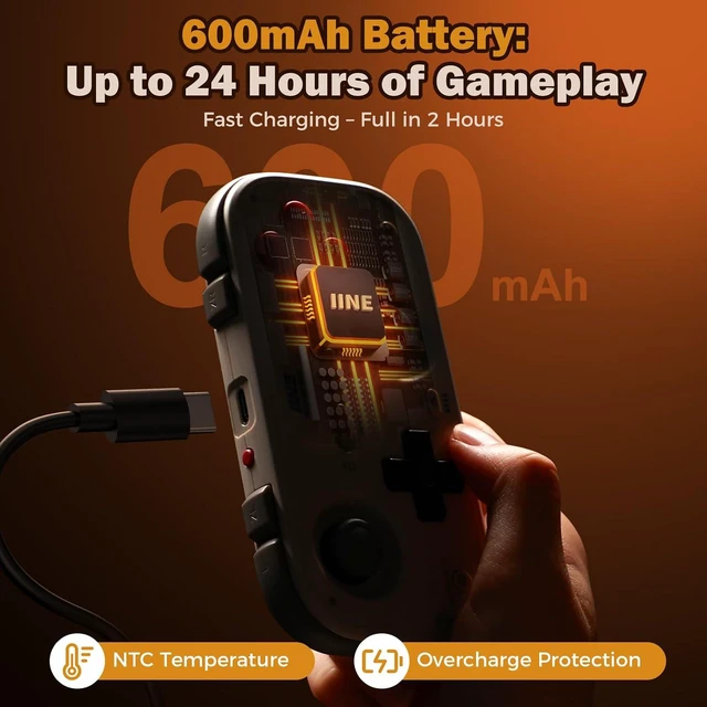 Alt view image 7 of 7 - Retro Pocket Game Controller with Hall Effect Joysticks, Switch 1 & 2 Compatible