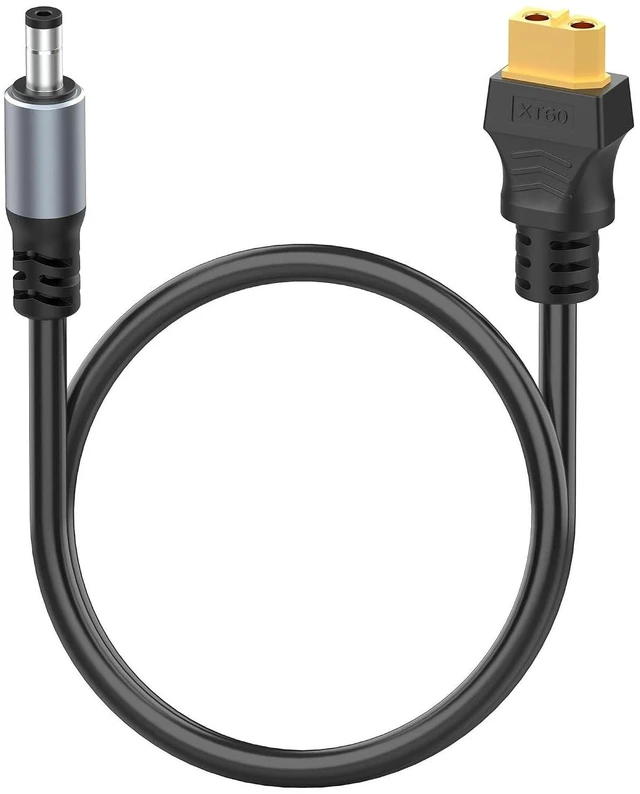 Main image of 1.6FT DC5521 Male to XT60 Female Power Cord DC Connector to XT60 Adapter 5.5x2.1