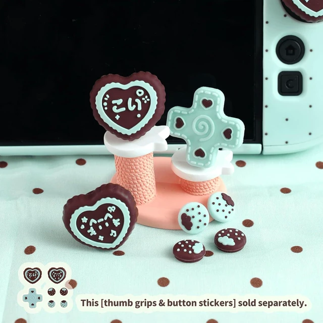 Alt view image 2 of 7 - Protective Case Set for Switch 2, Cute Polka Dot Full Cover Case with Back Shell