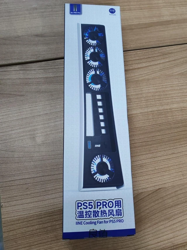 Alt view image 2 of 4 - Cooling Fan for PS5 Pro, Efficient Cooler Fan with Adjustable Speed/LED Light, T
