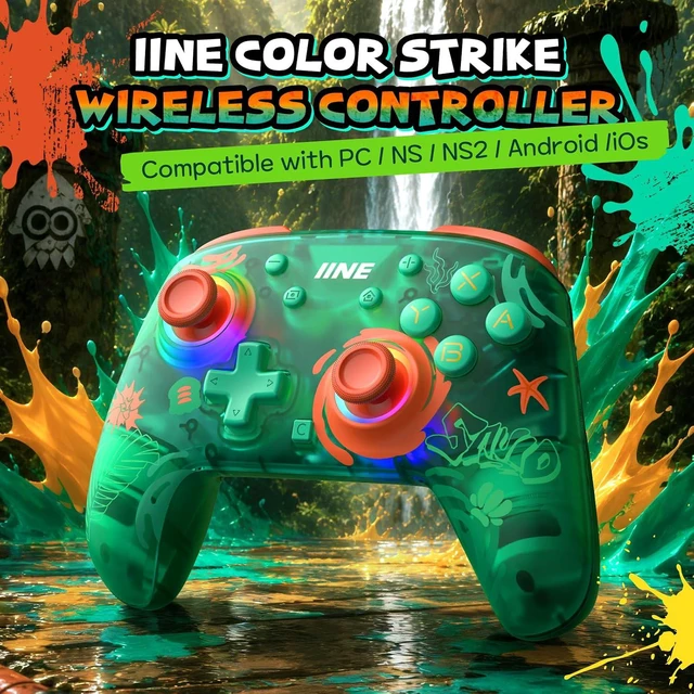 Alt view image 2 of 7 - Theia Clear Pro Gaming Controller for PC/Switch 2 Hall Effect RGB