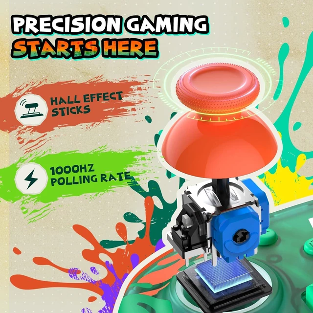 Alt view image 3 of 7 - Theia Clear Pro Gaming Controller for PC/Switch 2 Hall Effect RGB