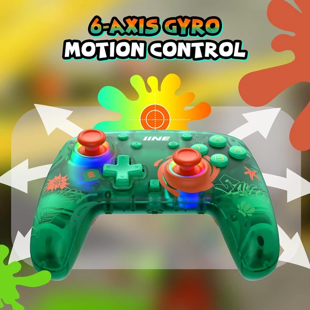 Alt view image 7 of 7 - Theia Clear Pro Gaming Controller for PC/Switch 2 Hall Effect RGB