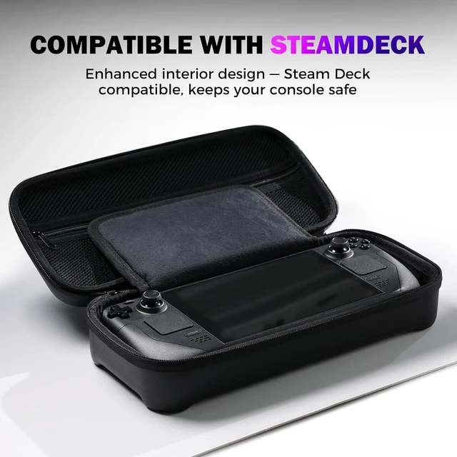 Alt view image 7 of 7 - Hard Shell Carrying Case for NS2 & Steamdeck, Shockproof EVA Travel Bag Compatib