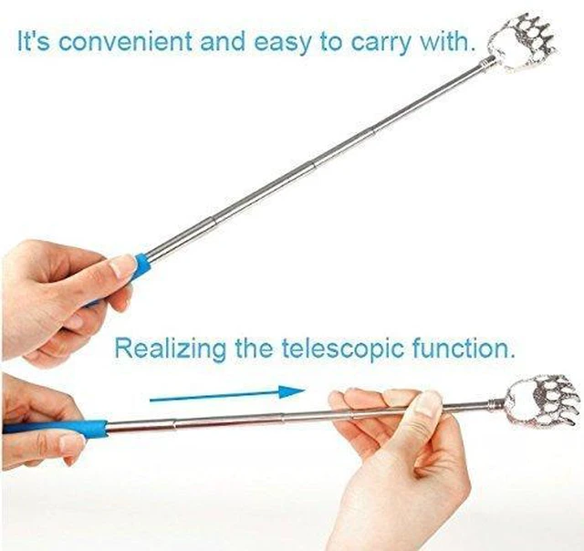 Alt view image 3 of 7 - Bear Claws Telescoping Back Scratcher,Gifts for Men Women