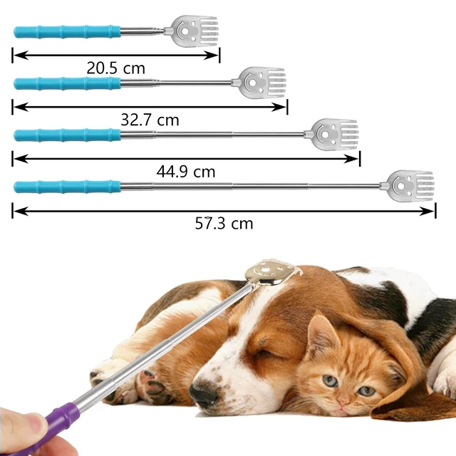 Alt view image 3 of 6 - 5 Pack Telescoping Back Scratcher, Portable Extendable Back Scratcher, Telescopi
