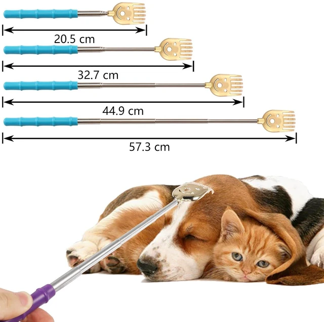 Alt view image 3 of 6 - 5 Pack Telescoping Back Scratcher, Portable Extendable Back Scratcher, Telescopi