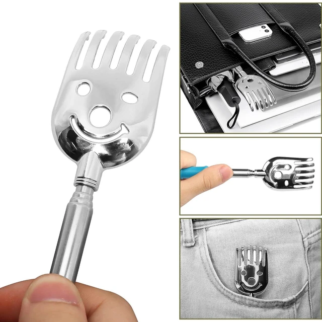 Alt view image 6 of 6 - 5 Pack Telescoping Back Scratcher, Portable Extendable Back Scratcher, Telescopi