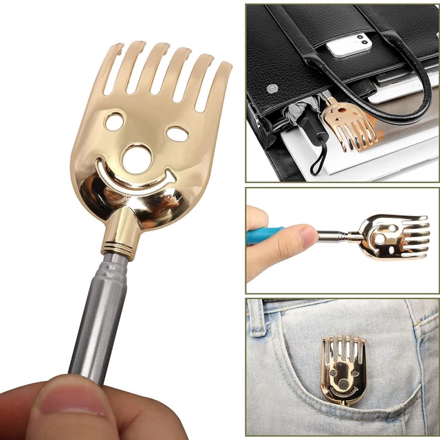 Alt view image 6 of 6 - 5 Pack Telescoping Back Scratcher, Portable Extendable Back Scratcher, Telescopi