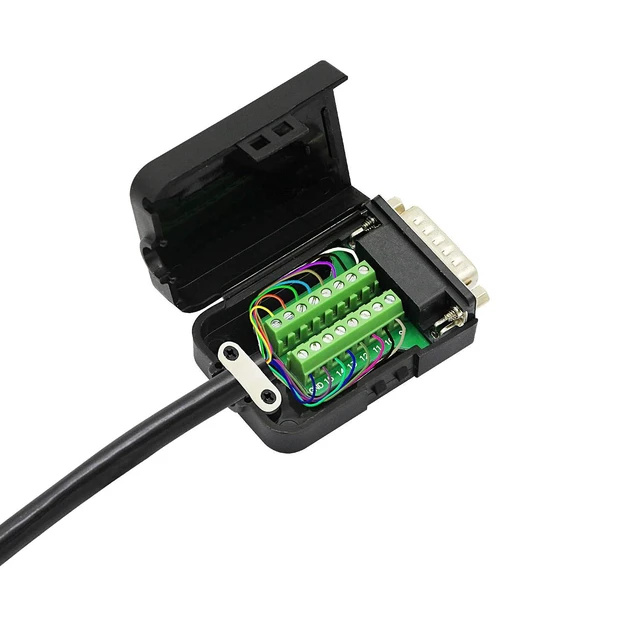 Alt view image 6 of 7 - DB15 Breakout Connector - DB15 Screw Wiring Terminal Signal Module Breakout PCB