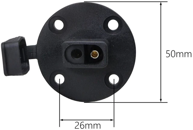 Alt view image 2 of 7 - 60cm 10 AWG SAE to SAE 2 Pin Quick Disconnect with Cap Power Automotive Panel Ex