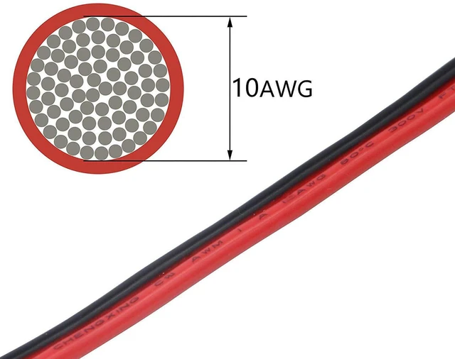Alt view image 5 of 6 - 3.2FT 10AWG SAE to SAE 2 Pin Quick Disconnect Power Automotive Extension Cable w