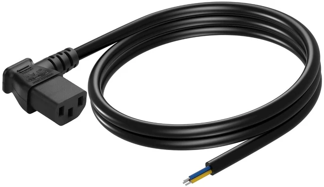 Main image of 3.93FT IEC 320 C13 Female 3 Pin with Open Wiring Stripped, 18AWG C13 to Bare Wir