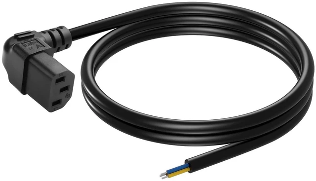 Main image of 3.93FT IEC 320 C13 Female 3 Pin with Open Wiring Stripped, 18AWG C13 to Bare Wir