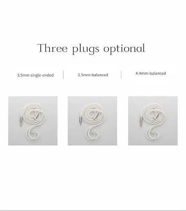 Alt view image 2 of 3 - Line K Upgrade Cable High Purity Copper Silver Plated KATO Cable IEMs (3.5mm)