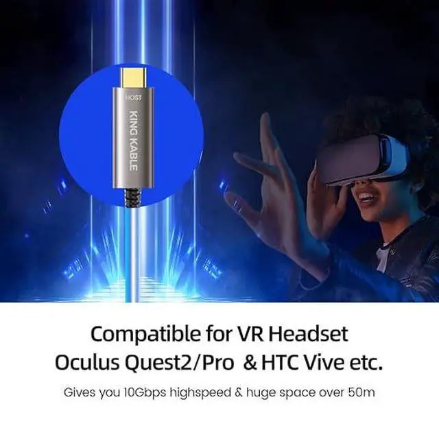 Alt view image 4 of 5 - Optical Fiber USB3.1 Gen2 TypeC 90° Right Angle Cable 10Gbps Backward Compatible with USB3.0 USB2.0 USB1.1 Verison