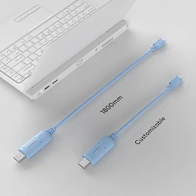 Alt view image 4 of 6 - USB to Micro USB Console Cable with FTDI Chipset, RS232 Serial Port Adapter for Cisco Routers/Switches, PLC, Industrial Control Devices, Compatible with Windows/Mac/Linux (6ft/1.8m)