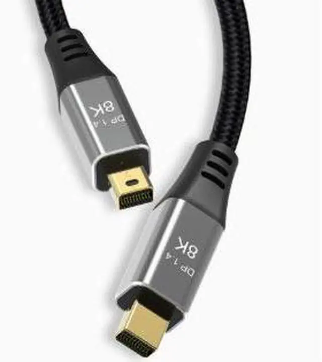 Main image of Mini DisplayPort to Mini DisplayPort Cable 6.6FT (2M), 8K Ultra HD Video Cable, Mini DP Male to Male Cable, Audio & Video Transmission Cable for MacBook Pro