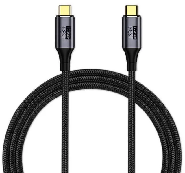 Main image of USB4 Thunderbolt 4 Cable 3.9FT (1.2M), 40Gbps High Speed USB-C Cable, 100W PD Fast Charging, 8K@60Hz Video Support