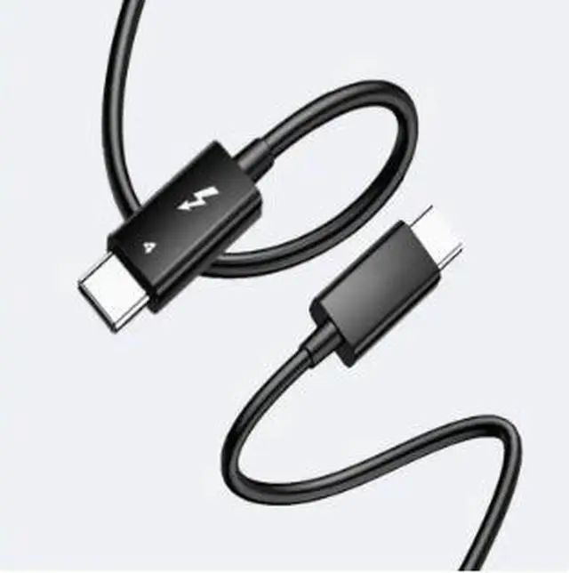 Main image of Thunderbolt 4 Cable 2.3FT (0.7M), USB4 Type-C Cable, 40Gbps High Speed Data Transfer, 100W PD Fast Charging, 8K@60Hz Video Support