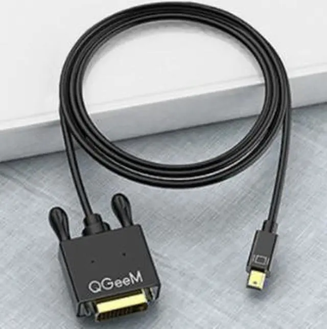 Main image of Mini DisplayPort to DVI Adapter Cable, Mini DP Male to DVI Male Converter, 1080P@60Hz Video Adapter for MacBook Air/Pro, Surface Pro