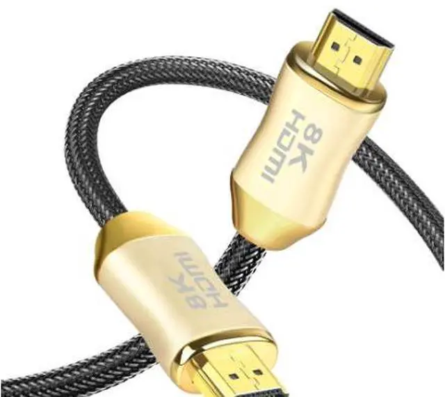 Main image of Ultra High Speed HDMI 2.1 Cable 9.8FT (3M), 48Gbps 8K@60Hz 4K@120Hz HDMI Cable with HDR, eARC, 3D, Ethernet for Gaming Console, PC, TV, Monitor & Projector