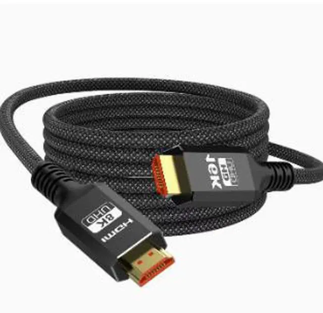 Alt view image 2 of 5 - Ultra High Speed HDMI Cable 16.4FT (5M), 8K 16K HDMI Cable with eARC, QMS, Dolby Atmos, 7.1/5.1 Channel Audio Support for PC, Laptop, TV, Monitor, Projector & Game Console