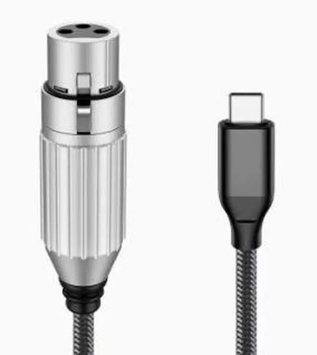Main image of USB-C to XLR Cable 16.4FT (5M), Type-C to XLR Male/Female Audio Cable for Microphone, Speaker, Mixer, Audio Interface & Recording Equipment